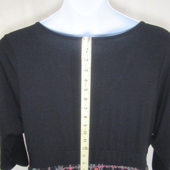 Torrid Plaid Floral Dress | Size 3 (3X) - Picture 5 of 15